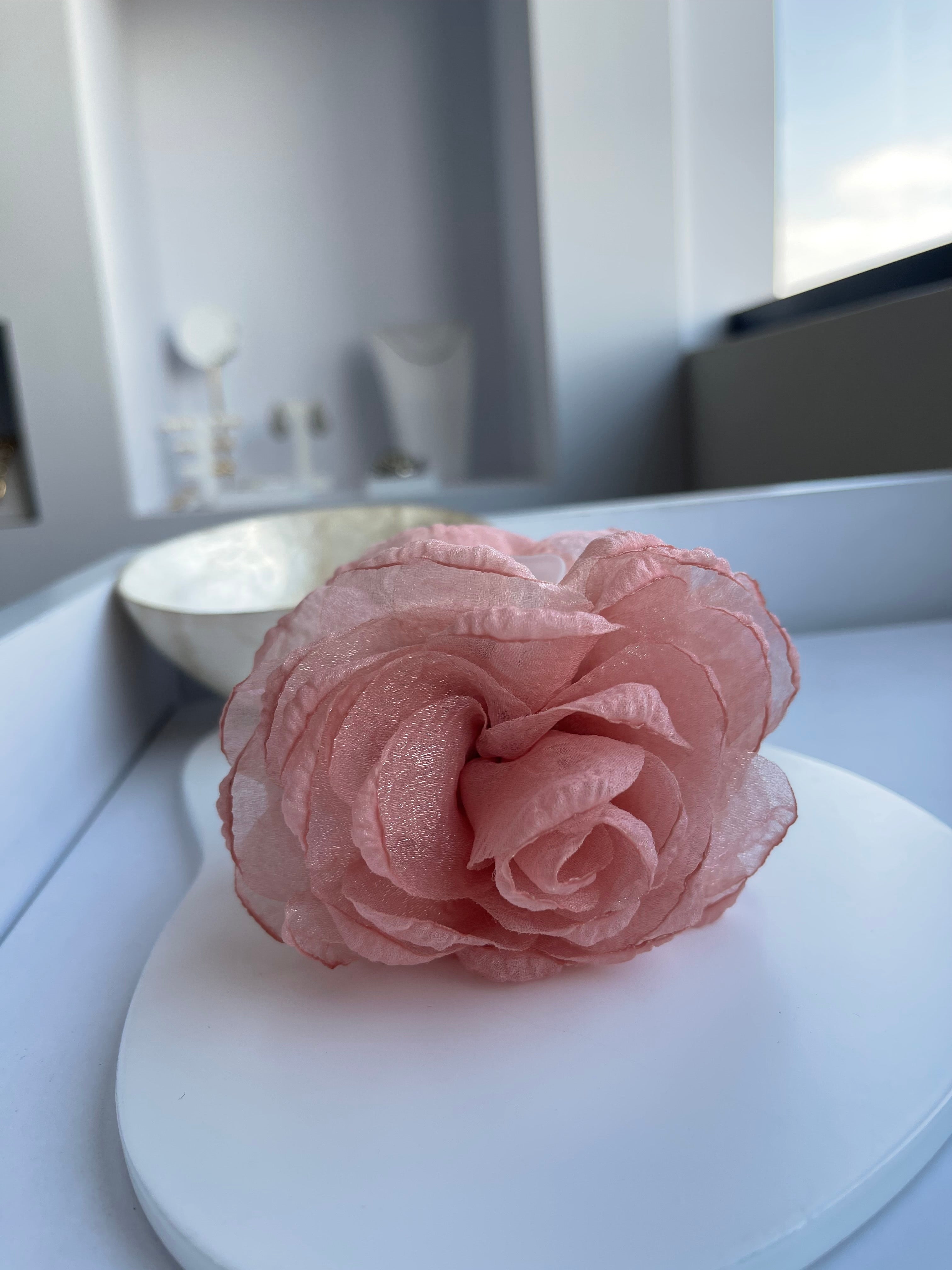 Piranha flor organza