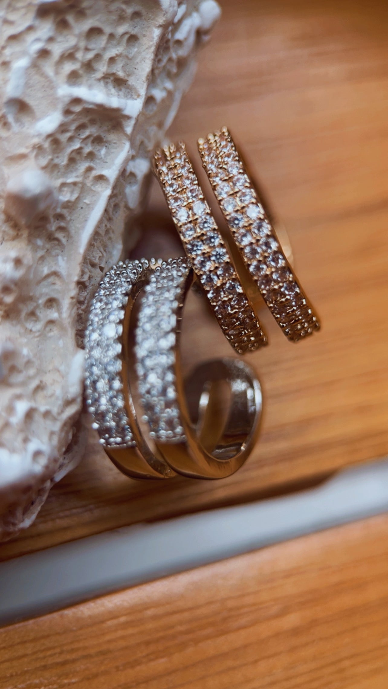 Piercing duplo cravejado níquel