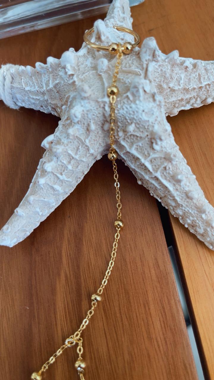 Pulseira jady anel