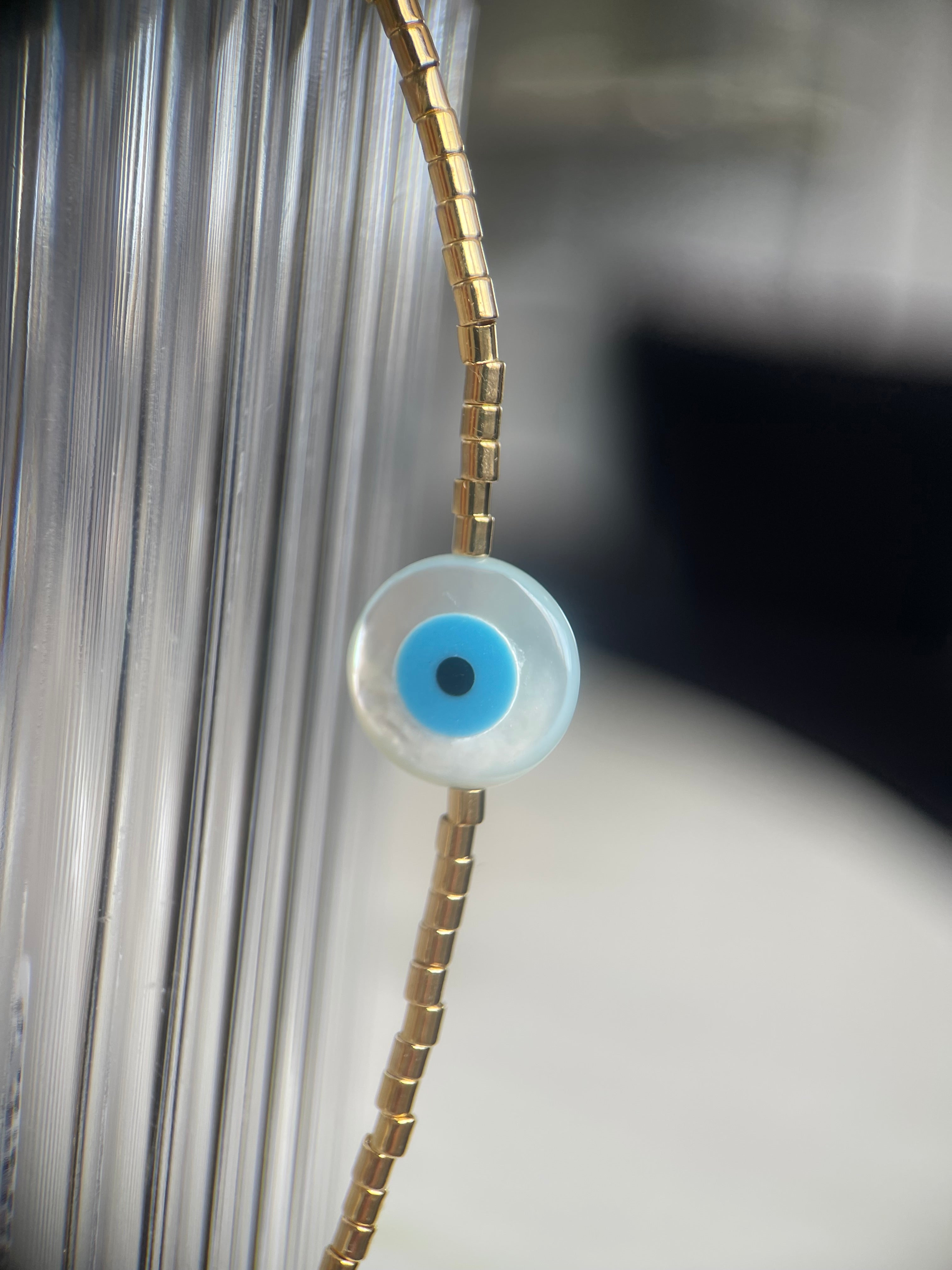 Pulseira amuleto MP olho