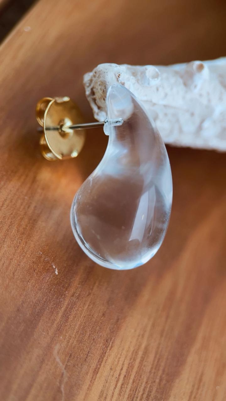 Brinco vitra gota pequeno
