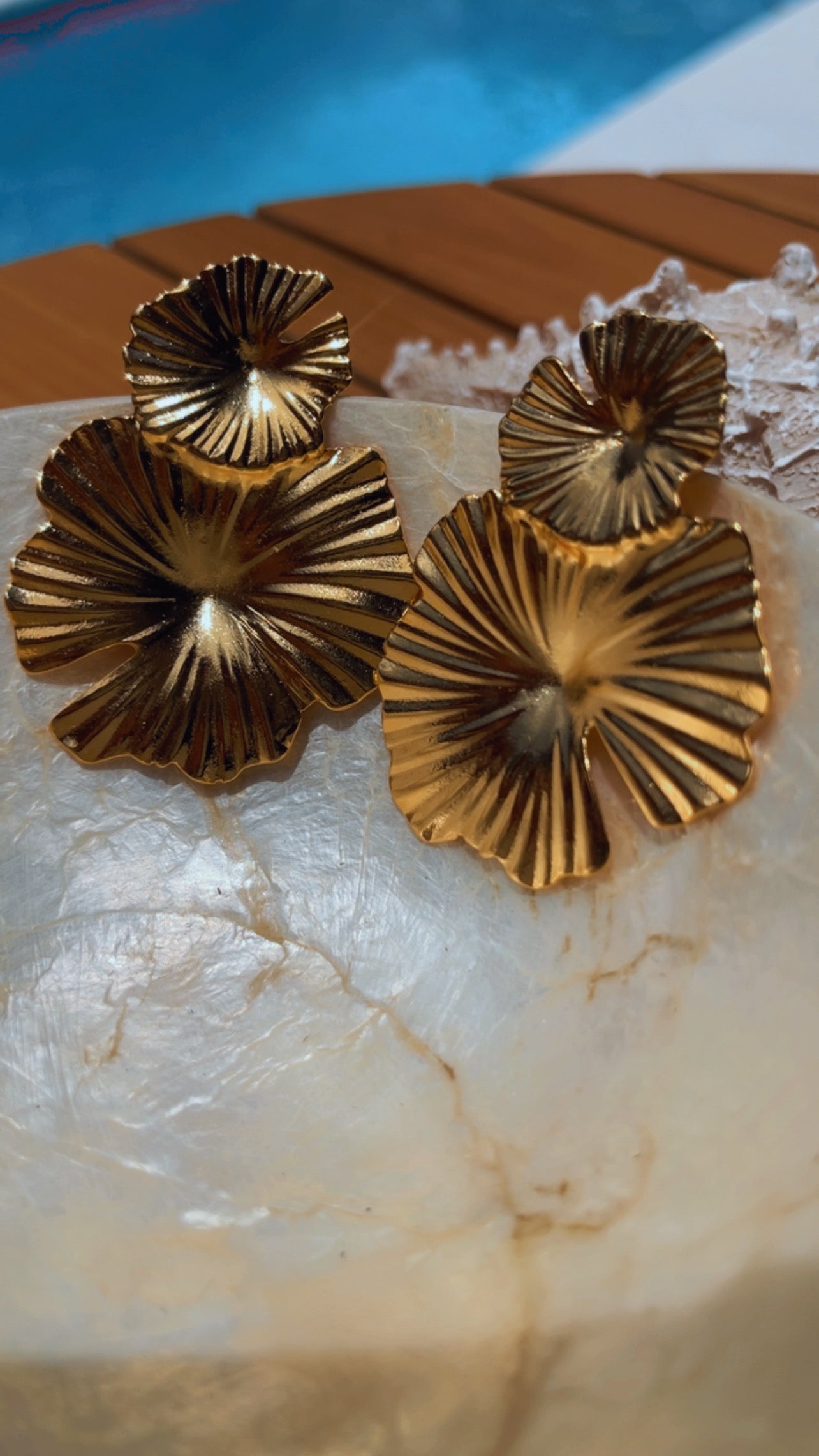 Brinco vitória régia grande